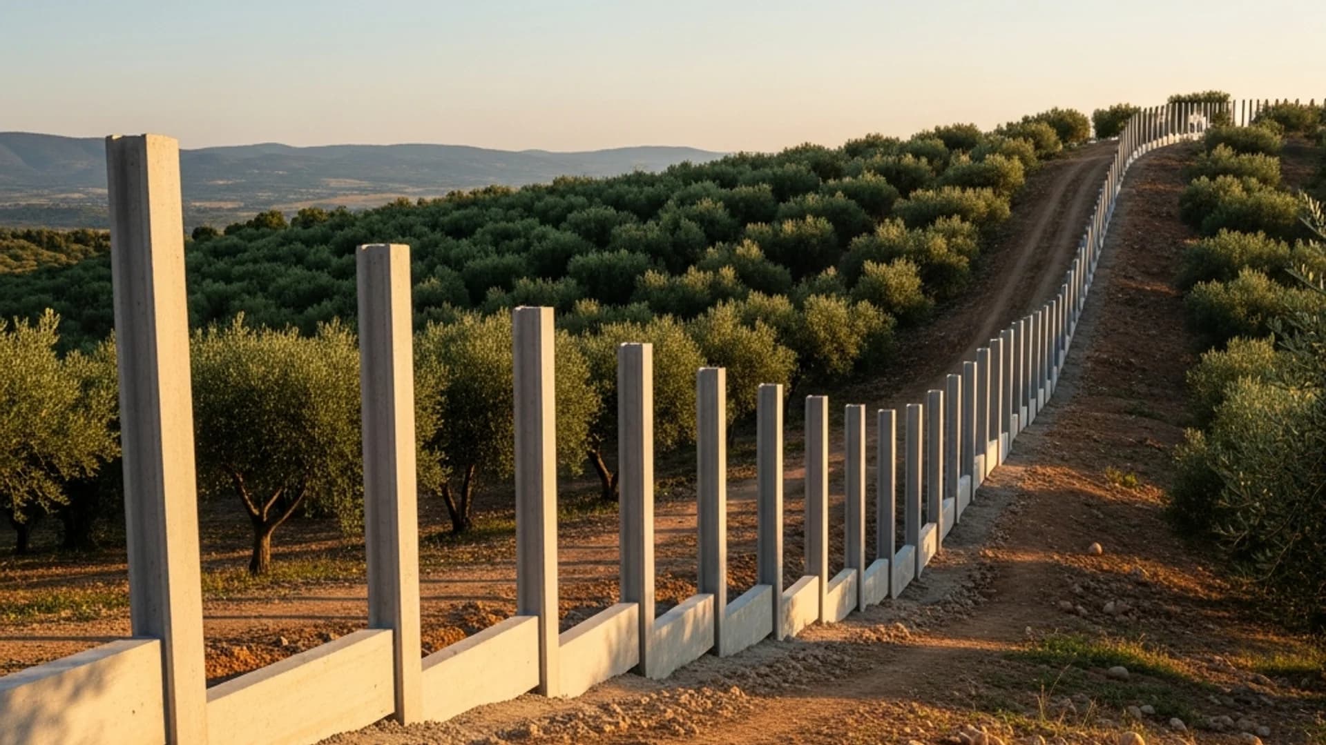 Eğimli ve Kaygan Arazi Çitlerinde Beton Direk Uygulama Teknikleri